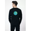 Sweater à col rond en coton recyclé Iqoniq Zion