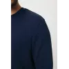 Sweater à col rond en coton recyclé Iqoniq Zion