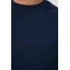 Sweater à col rond en coton recyclé Iqoniq Zion