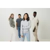 Iqoniq Denali ungefärbt. Rundhals-Sweater aus recycelter BW