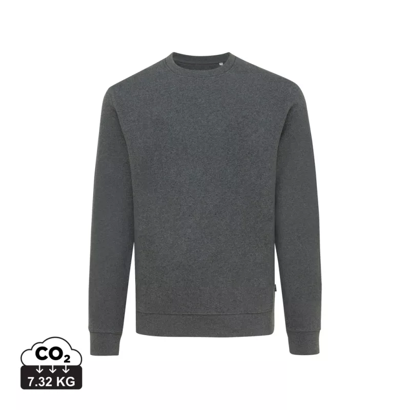 Pull à col rond en coton recyclé non teinté Iqoniq Denali