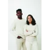 Iqoniq Denali recycled cotton crew neck undyed
