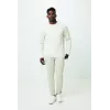 Iqoniq Denali recycled cotton crew neck undyed