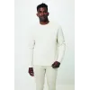 Iqoniq Denali recycled cotton crew neck undyed