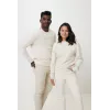 Iqoniq Denali recycled cotton crew neck undyed