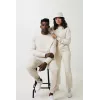Iqoniq Denali recycled cotton crew neck undyed