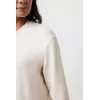 Pull à col rond en coton recyclé non teinté Iqoniq Denali