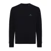 Sweater à col rond léger en coton recyclé Iqoniq Etosha