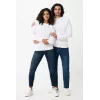 Sweater à col rond léger en coton recyclé Iqoniq Etosha