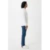 Sweater à col rond léger en coton recyclé Iqoniq Etosha