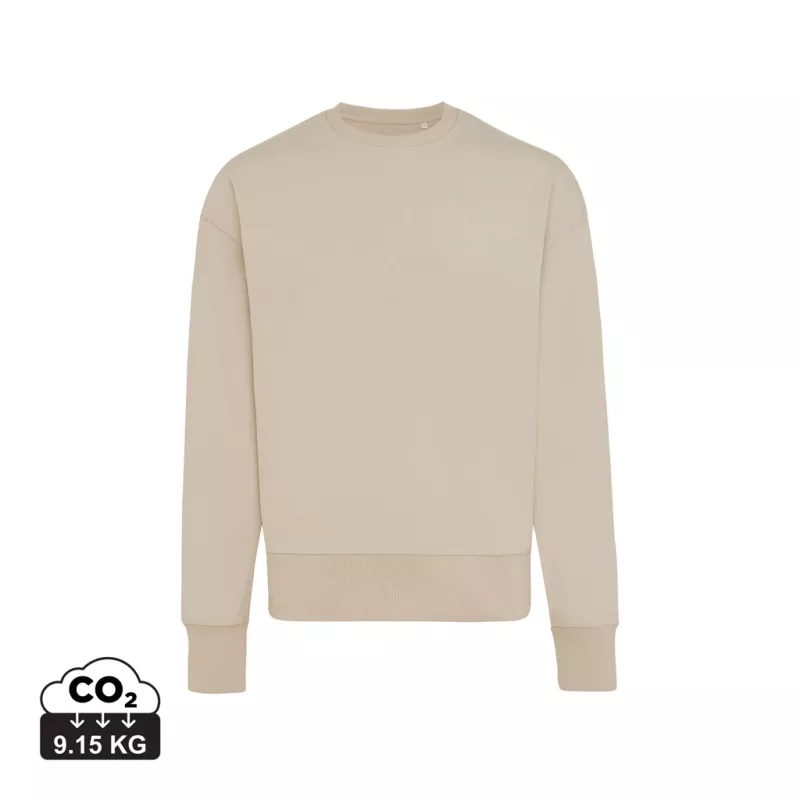 Sweater à col rond en coton recyclé Iqoniq Kruger