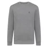 Sweater à col rond léger en coton recyclé Iqoniq Etosha