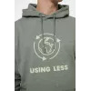 Sweat à capuche en coton recyclé et non teinté Iqoniq Torres