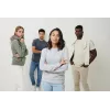 Sweat à capuche en coton recyclé et non teinté Iqoniq Torres