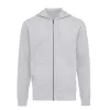 Felpa con cappuccio Iqoniq Abisko in cotone riciclato e zip