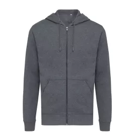Sweat à capuche avec zip en coton recyclé Iqoniq Abisko