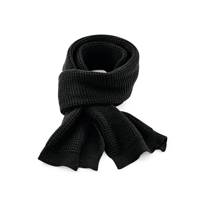 Écharpe classique en maille gaufrée
