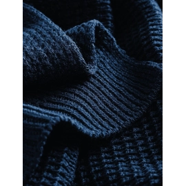 Écharpe classique en maille gaufrée