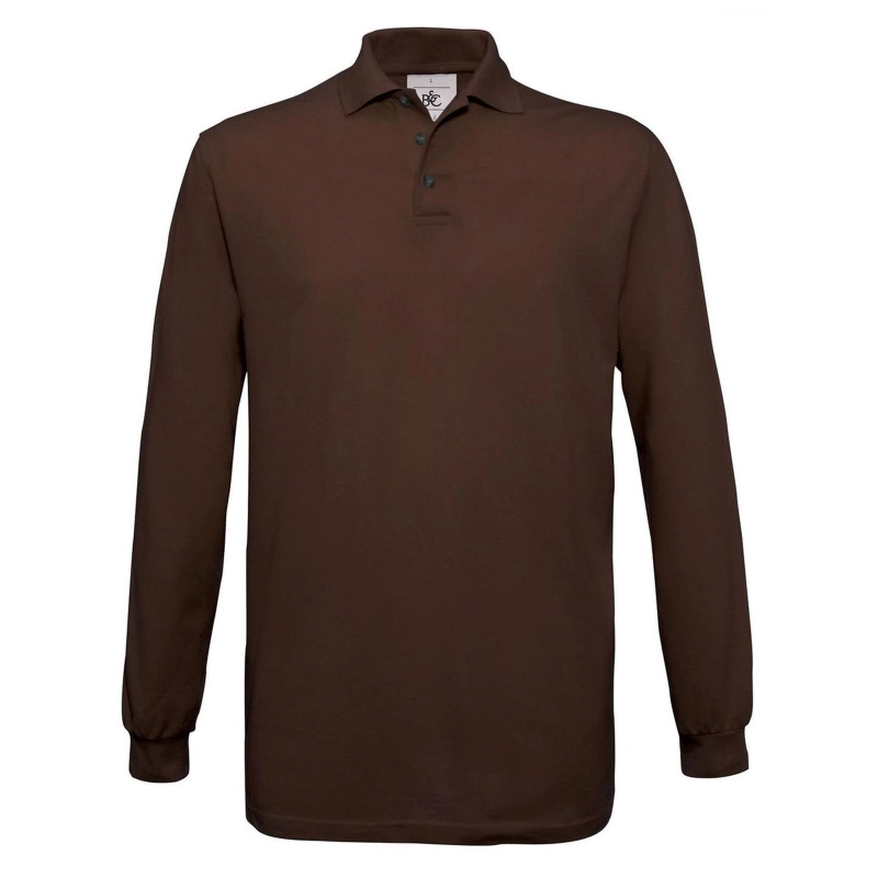 Polo Safran manches longues homme