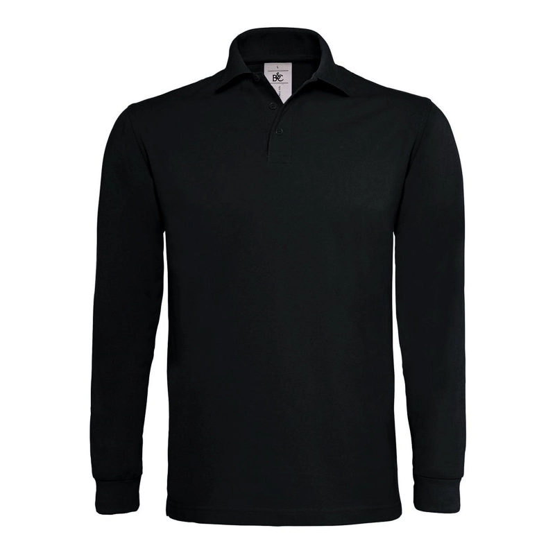 Polo Heavymill manches longues homme