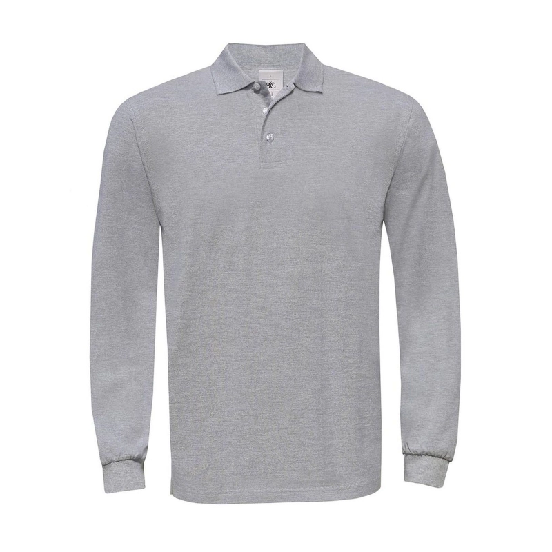 Polo Heavymill manches longues homme