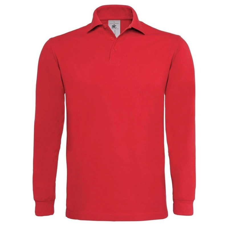 Polo Heavymill manches longues homme