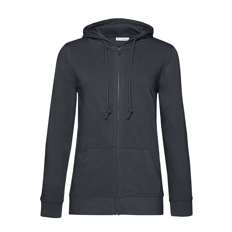 Organic Zipped Hood /women