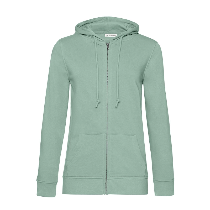 Organic Zipped Hood /women