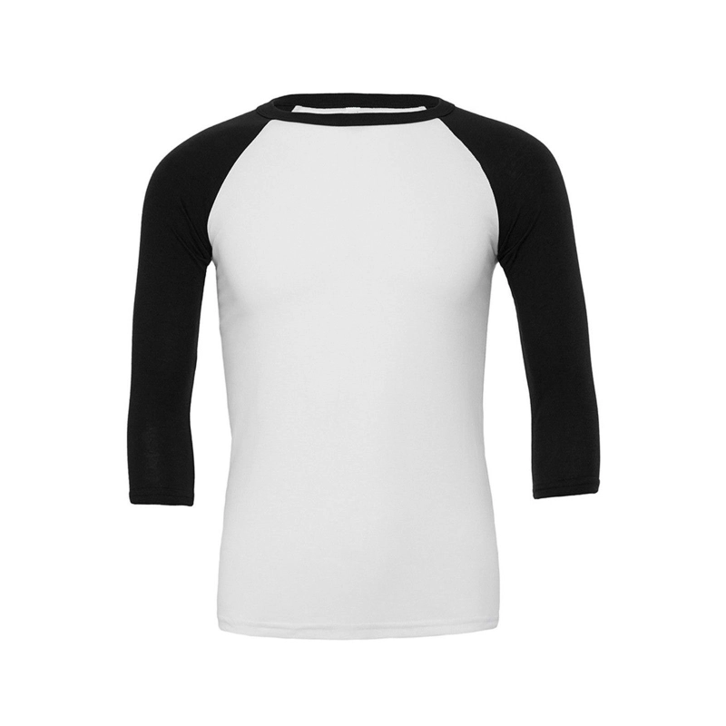 T-shirt baseball manches 3/4 unisex