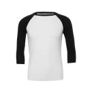 T-shirt baseball manches 3/4 unisex