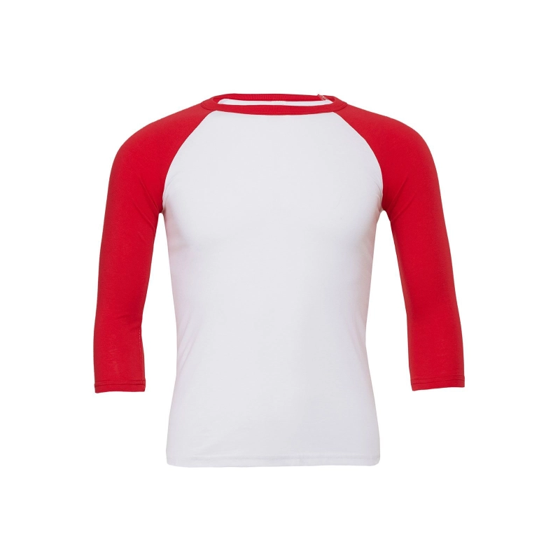 T-shirt baseball manches 3/4 unisex