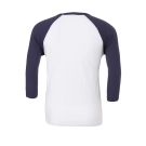 T-shirt baseball manches 3/4 unisex