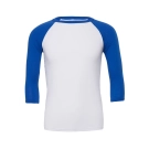 T-shirt baseball manches 3/4 unisex