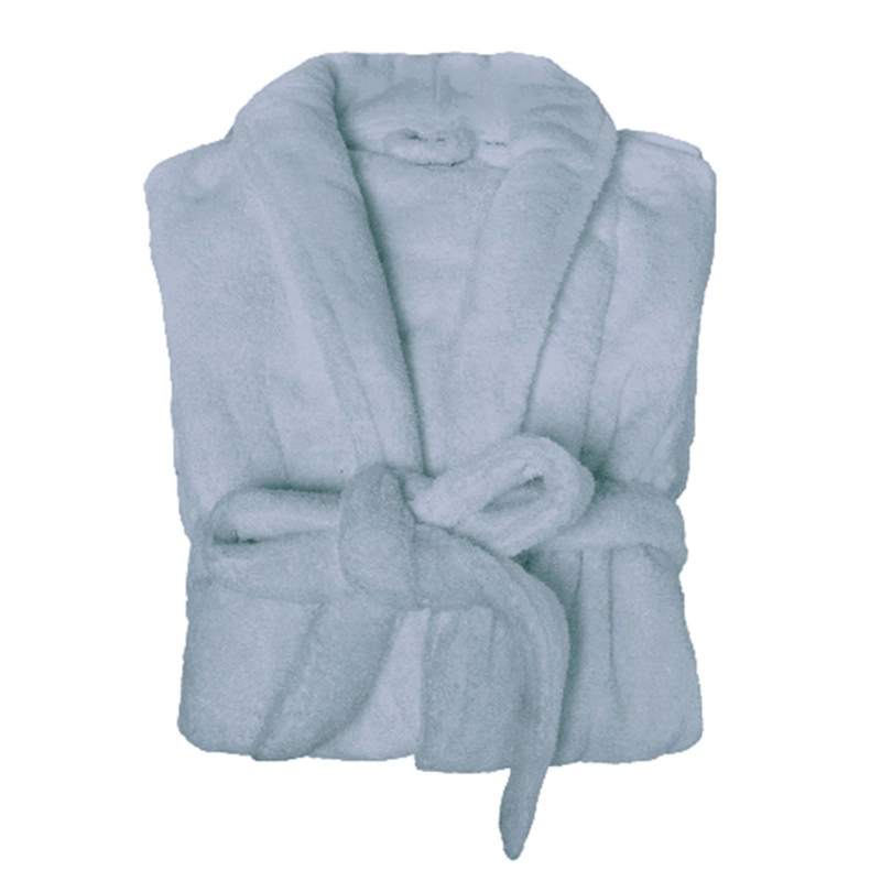 Coral Fleece Bathrobe Shawl Collar