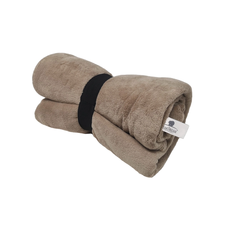 Couverture Polaire Couleur Unie 130x170