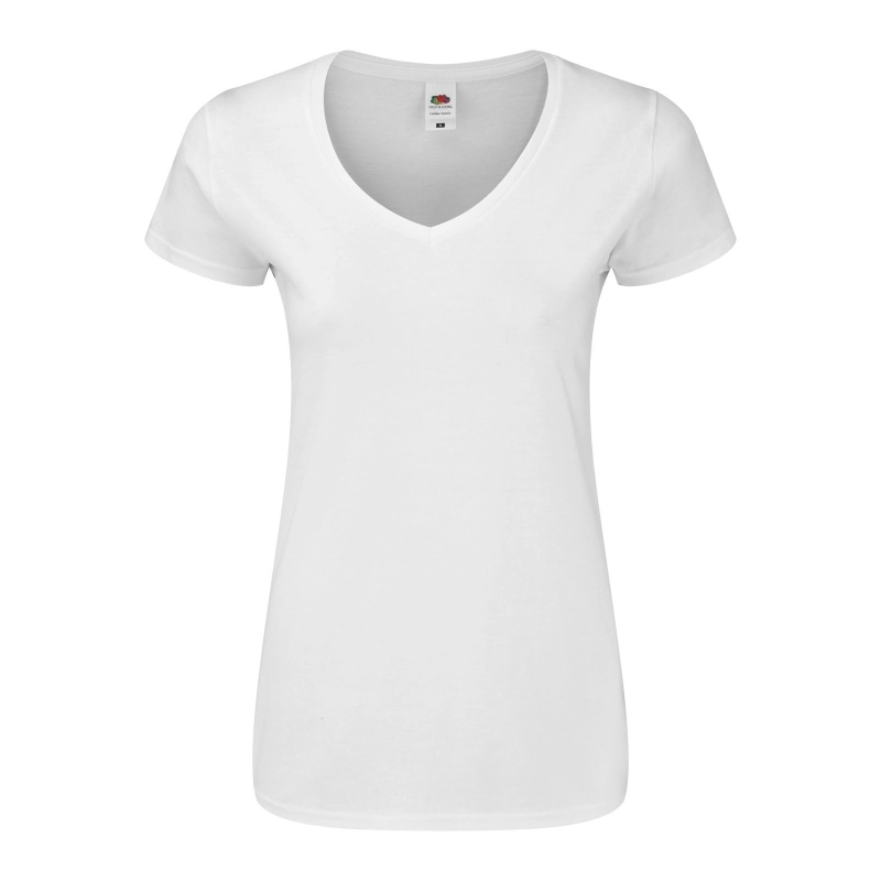 Ladies Iconic 150 V-Neck T 