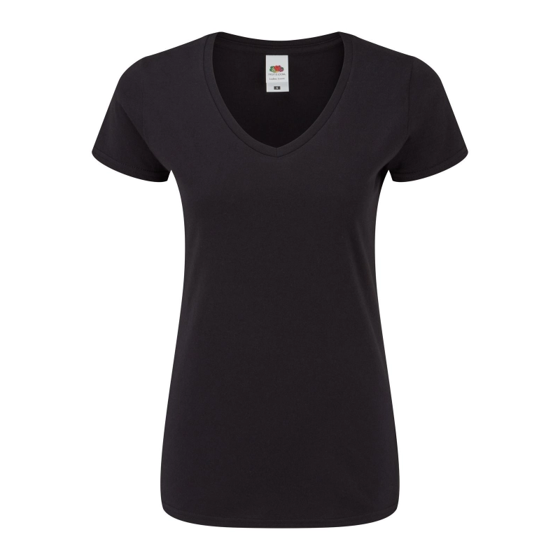 Ladies Iconic 150 V-Neck T 