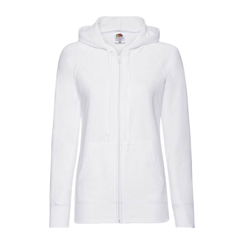 Ladies Lightweight Hooded Sweat Jacket