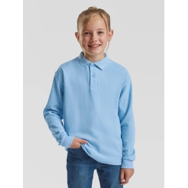 Kids 65/35 Long Sleeve Polo