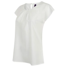 Ladies' Pleat Front S/S Blouse