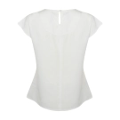Ladies' Pleat Front S/S Blouse
