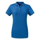 Polo moulant en tissu stretch