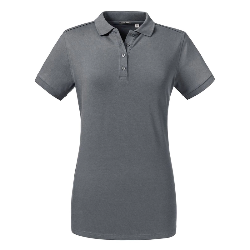 Polo moulant en tissu stretch