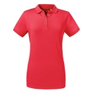 Polo moulant en tissu stretch