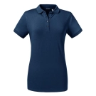Polo moulant en tissu stretch