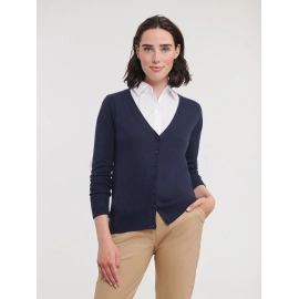  50% acrylique. Coupe classique, style moderne, cardigan col