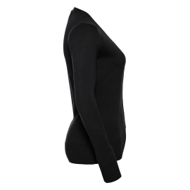  50% acrylique. Coupe classique, style moderne, cardigan col