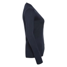  50% acrylique. Coupe classique, style moderne, cardigan col