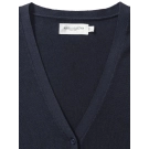  50% acrylique. Coupe classique, style moderne, cardigan col