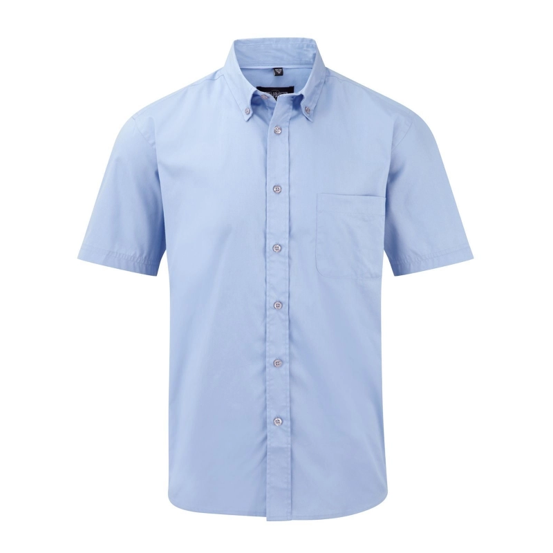 Men's Short Sleeve Classic Twill Shirt